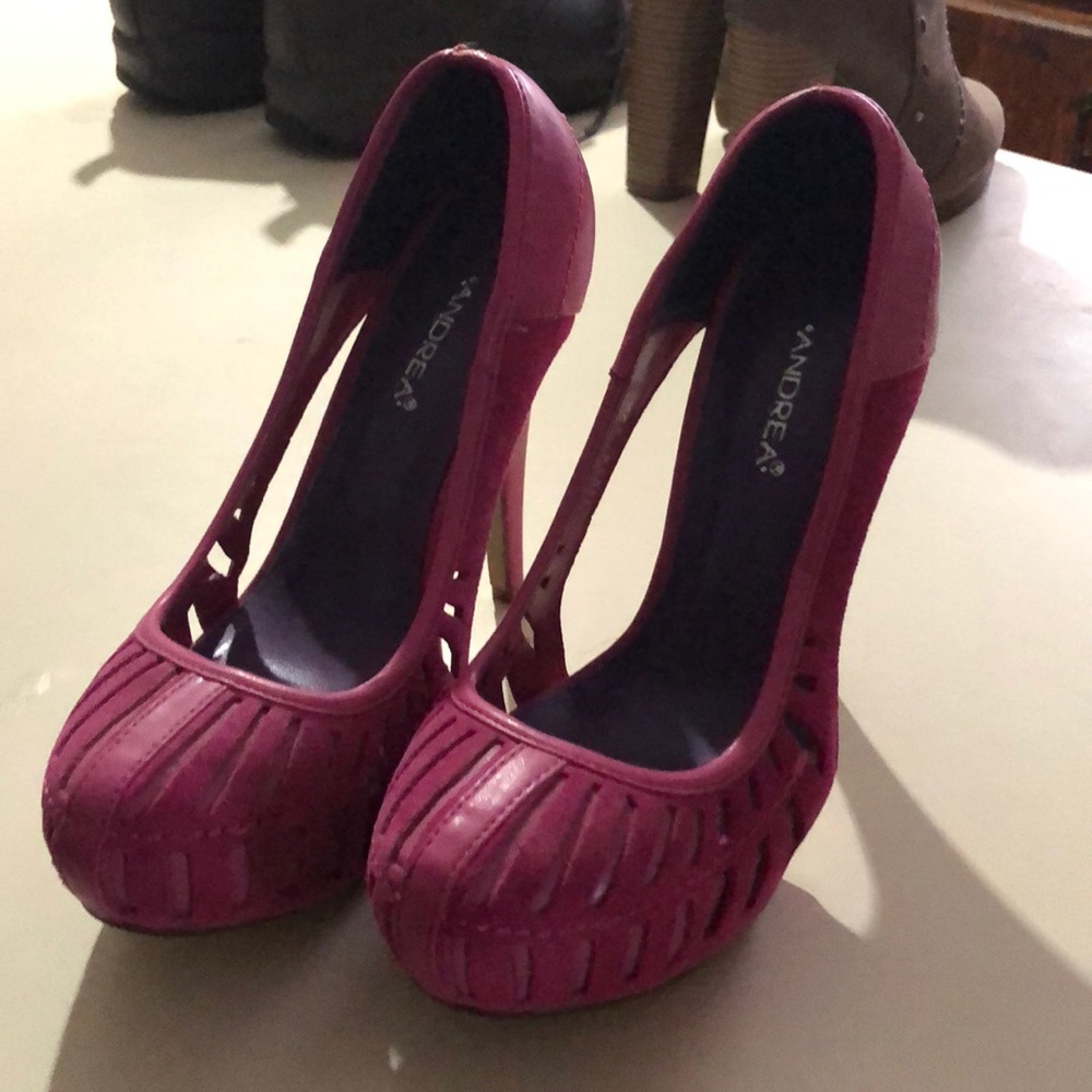 ANDREA pink high heels